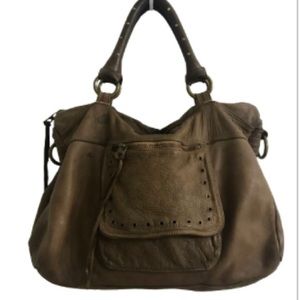 Brown Leather Tote Bag